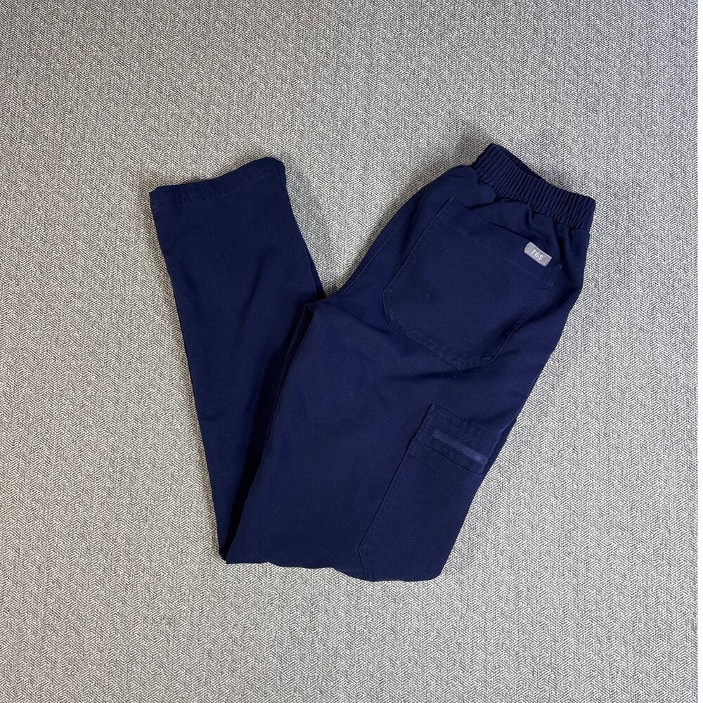 Figs Sz XXS/P Technical Collection Scrub Pants Navy Blue Pockets
